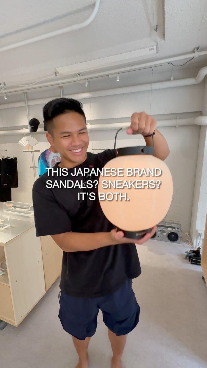 Goyemon's Shibuya Store: Sandals, Sneakers, and Solar Lamps
