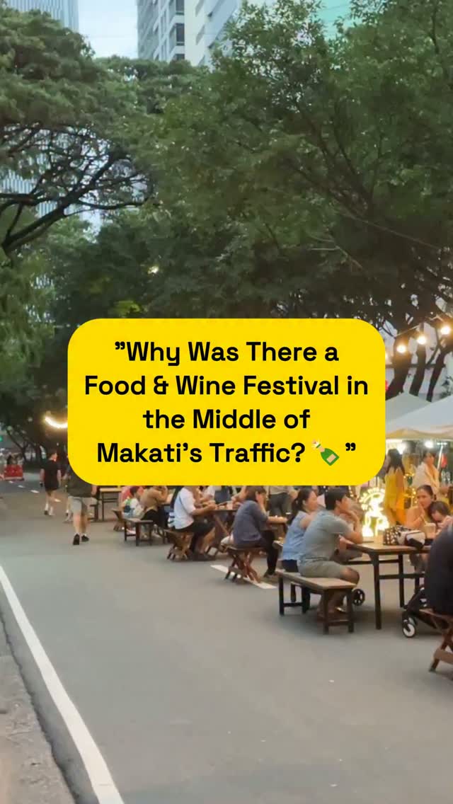 Makati's Car-Free Sundays Food and Wine Festival