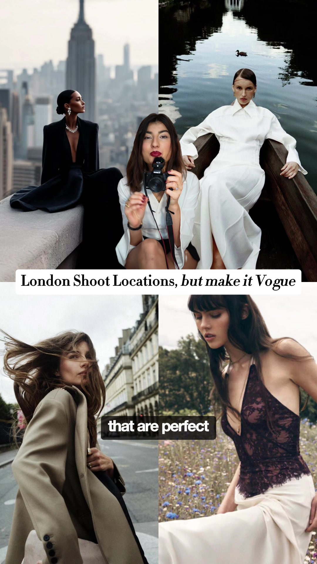 London's Iconic Parks For Editorial Photoshoots