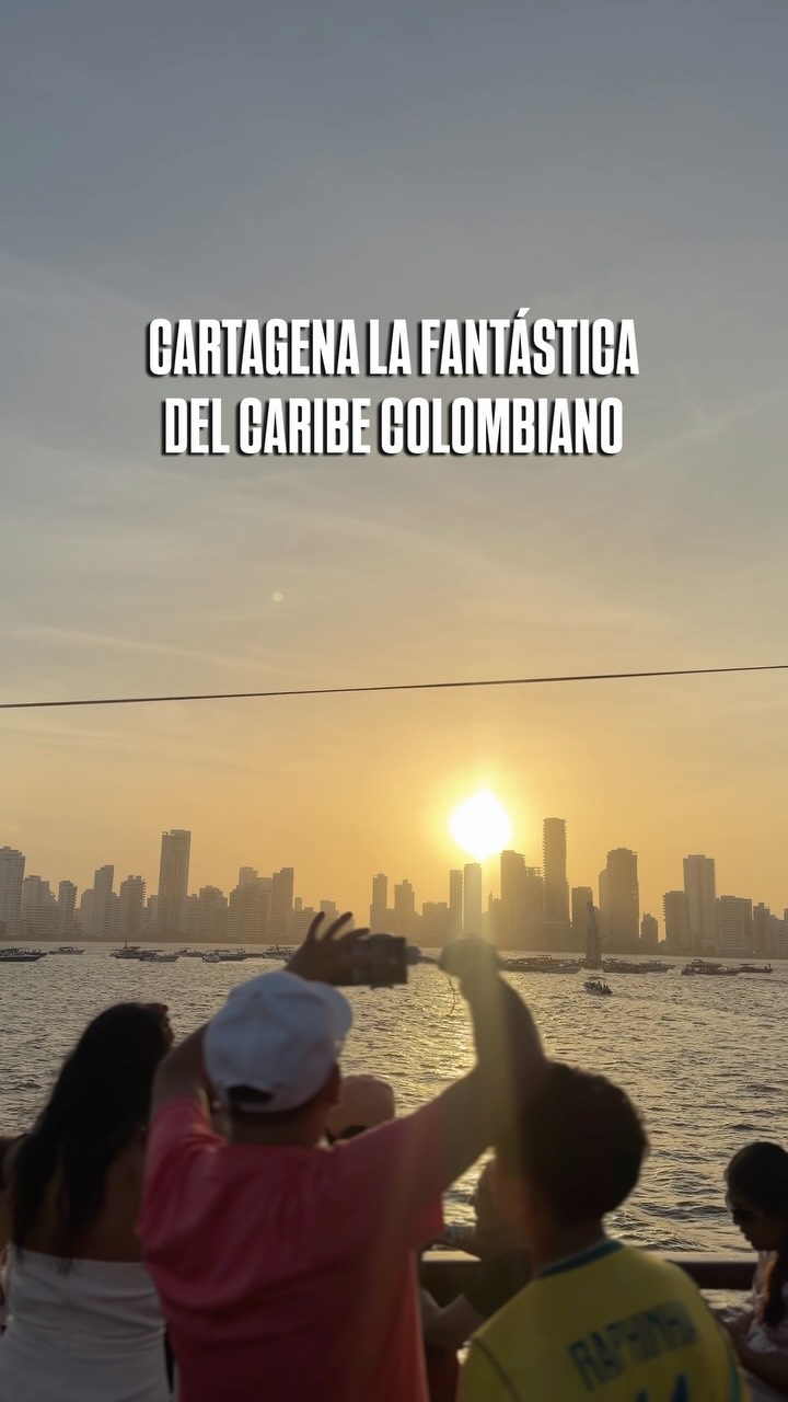 Cartagena's Iconic Clock Tower and Historic Walls