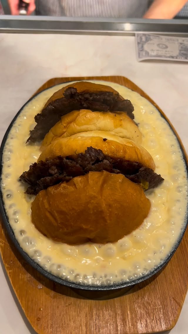 Tokyo Diner Serves Famous Melted Cheese Cheeseburger