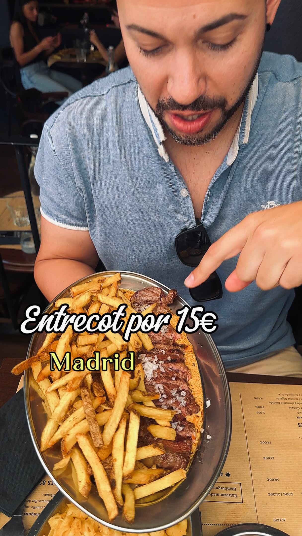 Madrid Steakhouse Offers Affordable Entrecôte and Burgers