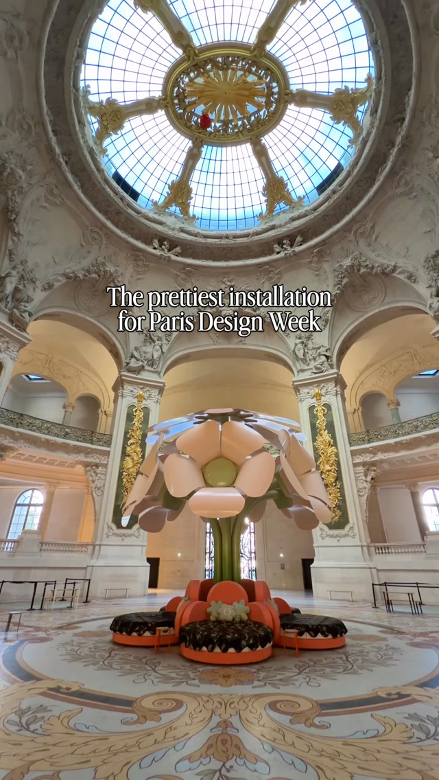 Grand Palais Hosts Monumental Floral Installation