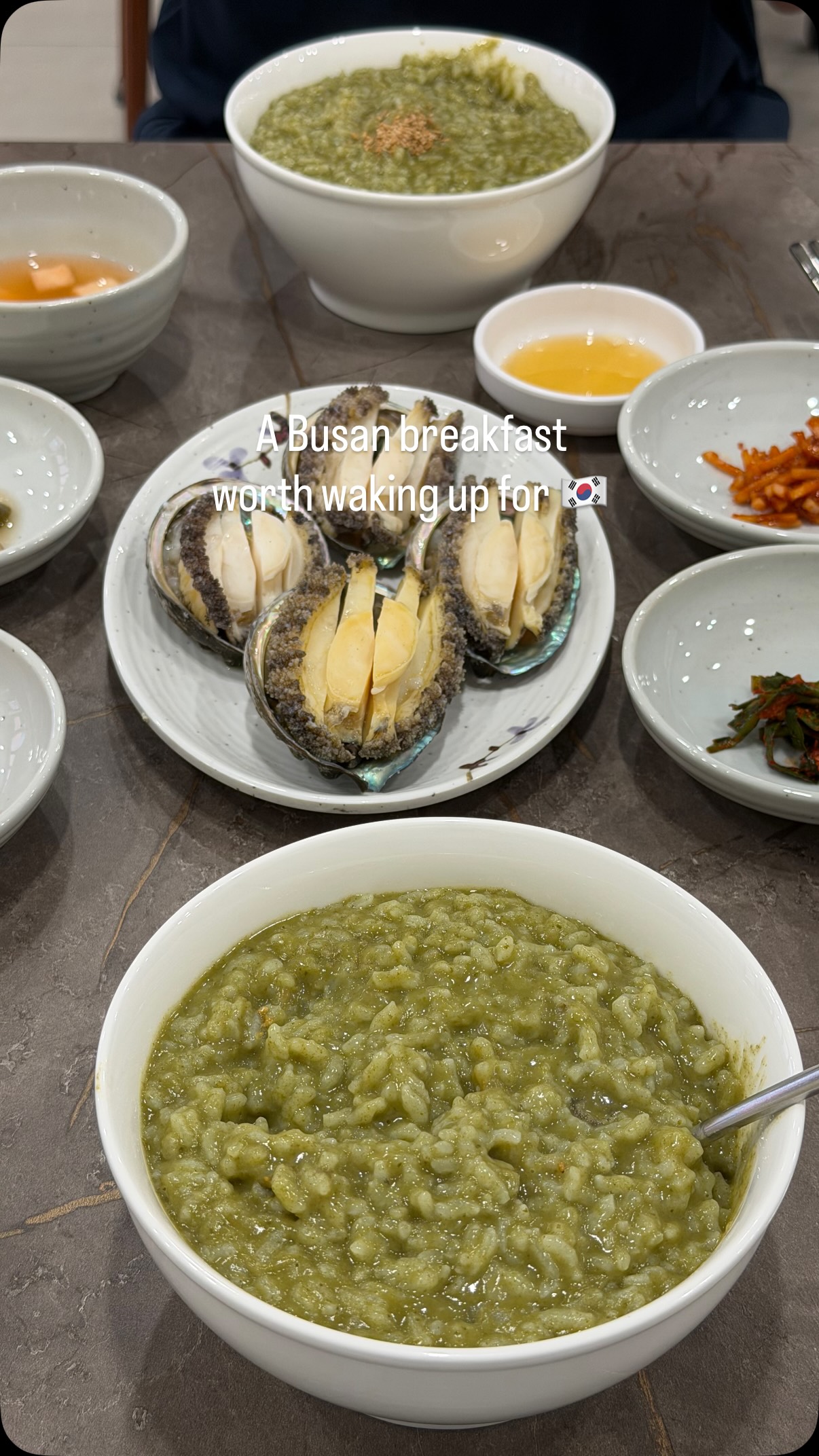 Busan's Bada Maru Abalone Porridge