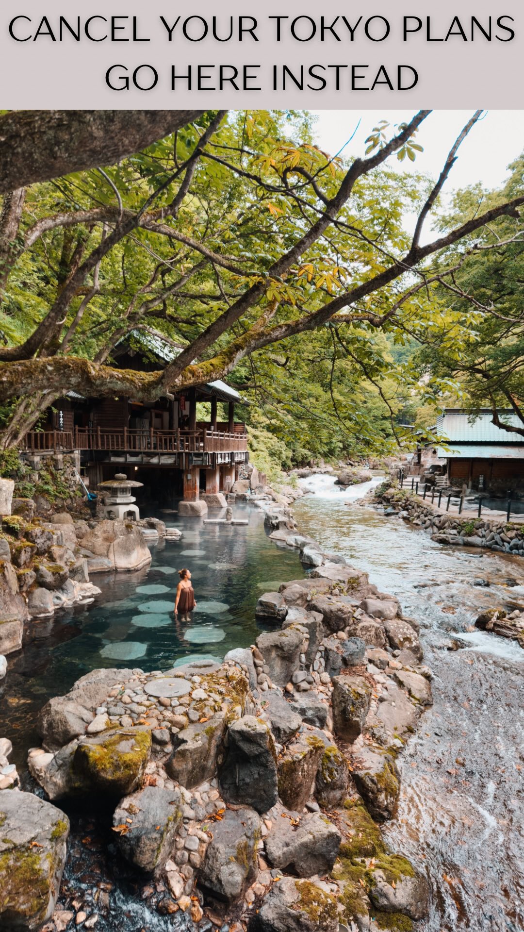 Mountain Onsen Town Near Tokyo