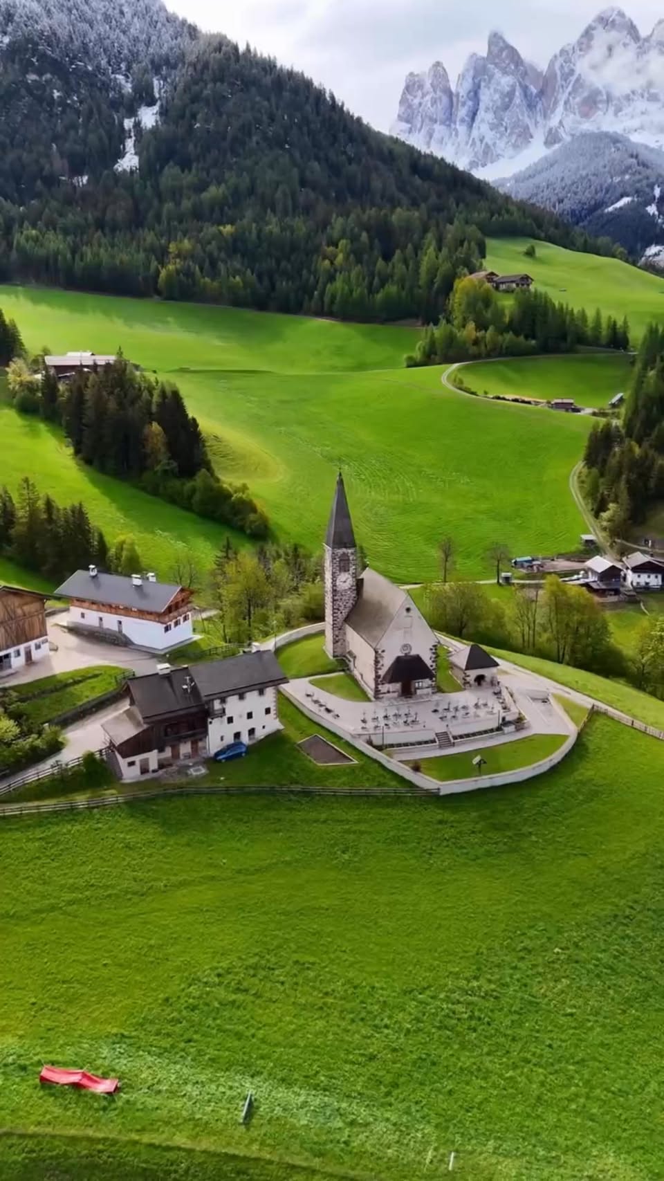 Churches With Dramatic Alpine Backdrops