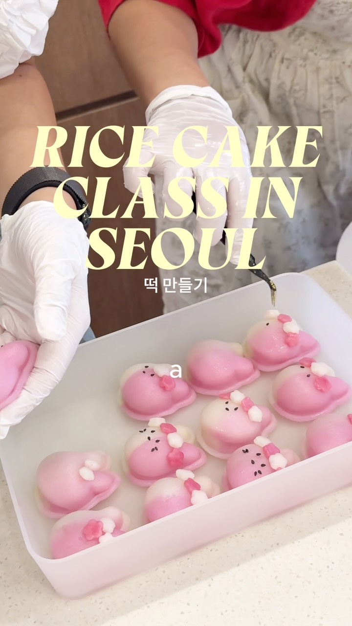 Korean Rice Cake Making Class In Seoul