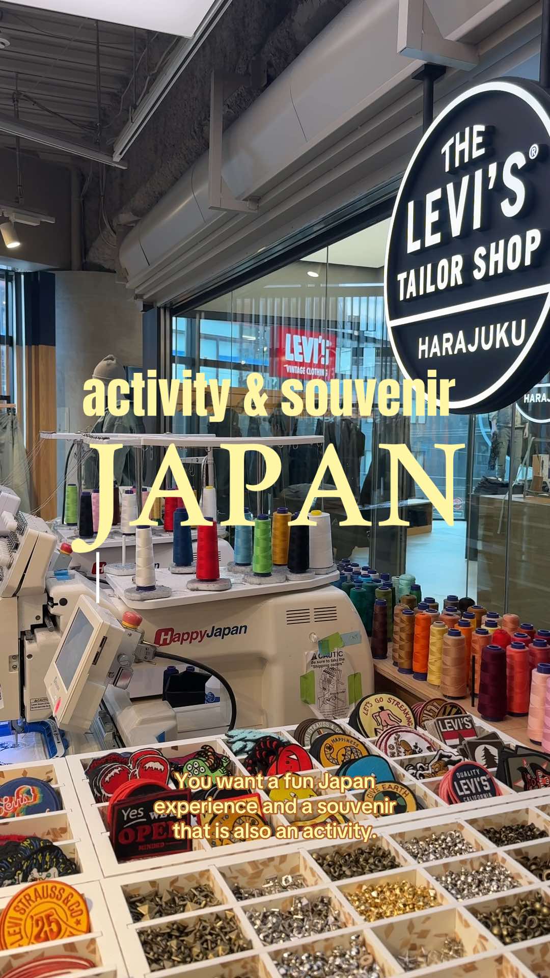 Levi's Harajuku Store Offers Custom Denim Souvenirs