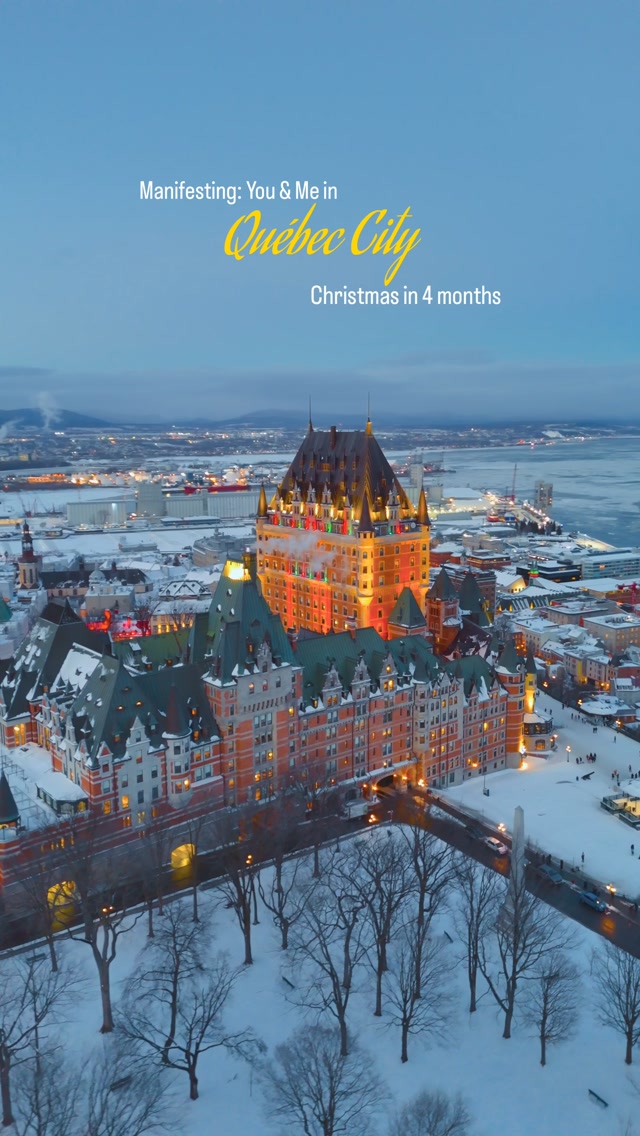 Quebec City Christmas Winter Getaway