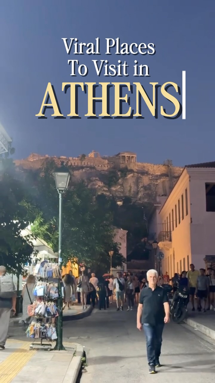 Athens' Top Viral Spots for Views and Food