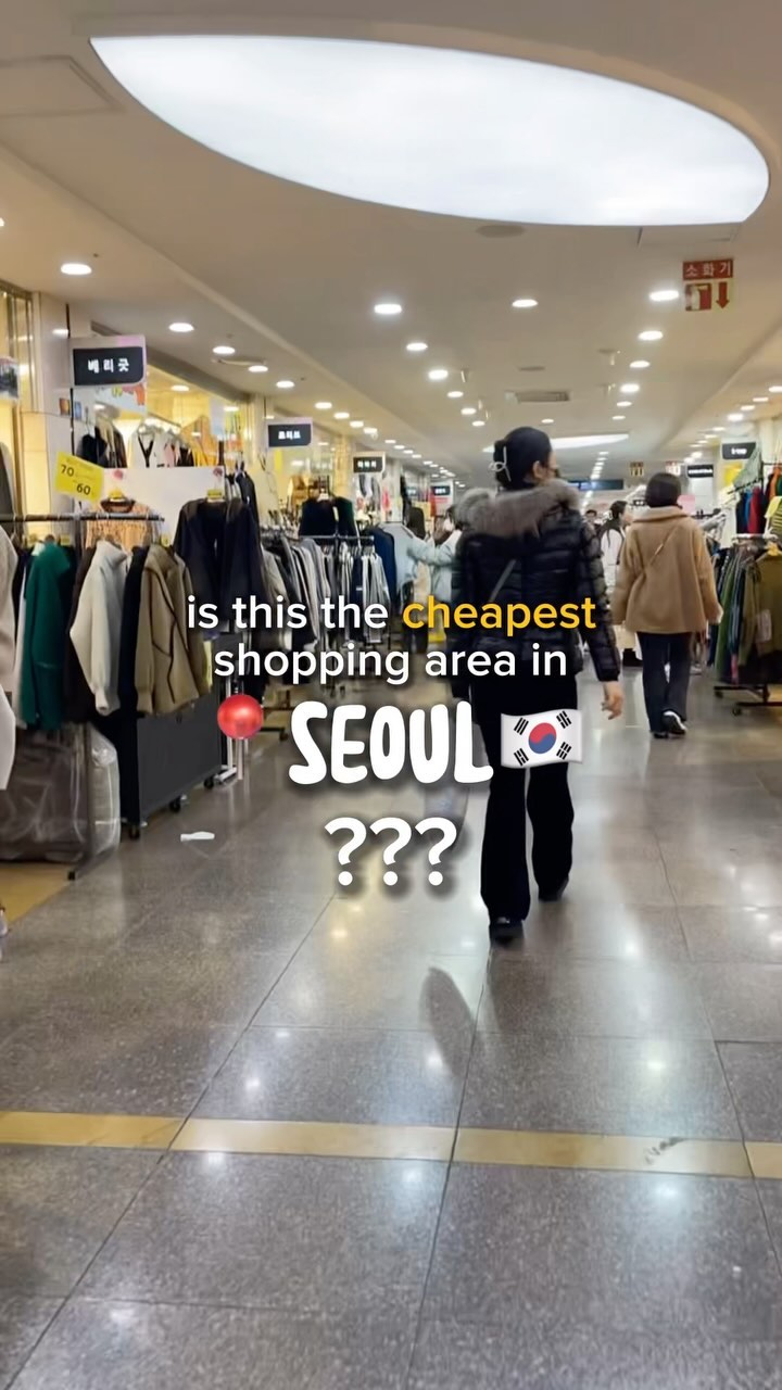 Seoul's Underground Mall Offers Affordable Fashion