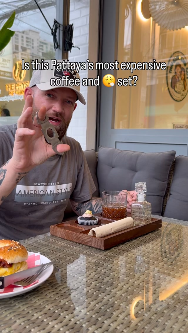 Pattaya Cafe Features Expensive Whiskey-Aged Coffee