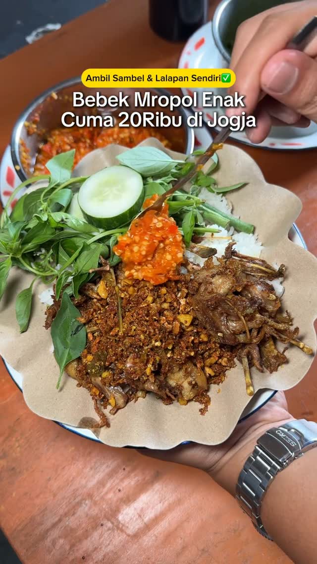 Yogyakarta's Crispy Duck and Plaza Ambarrukmo