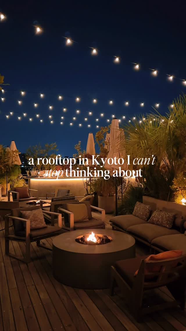 Kyoto Hotel Rooftop Bar Offers City Views