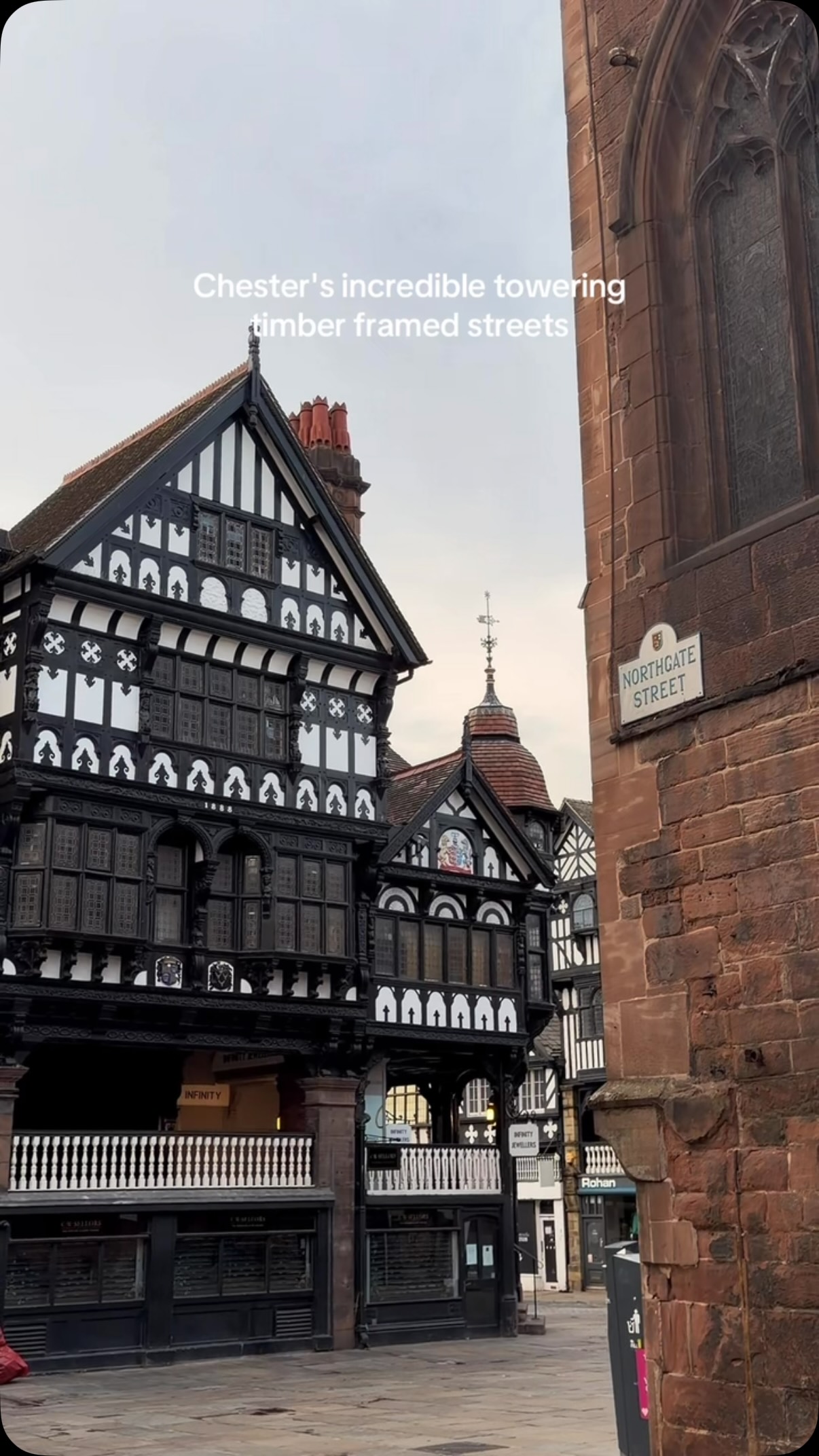 Chester's Tudor Revival Timber-Framed Streets