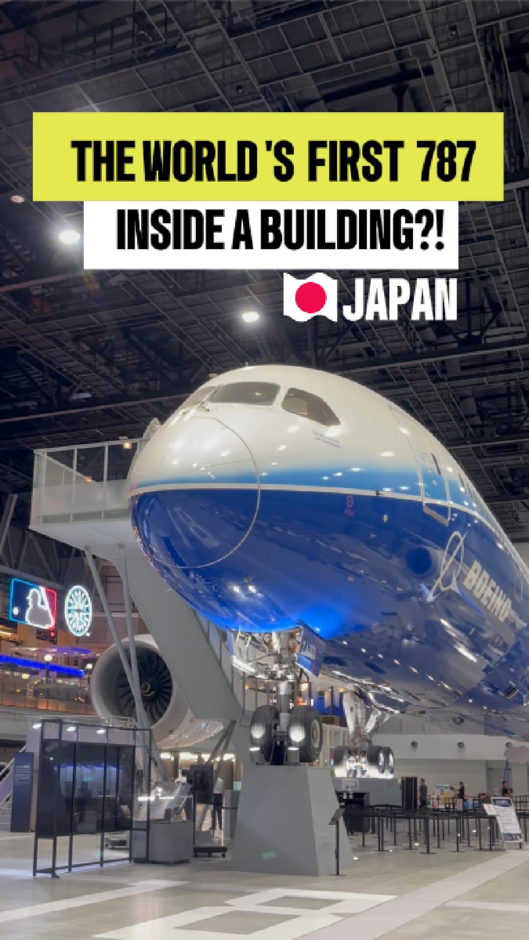 Boeing 787 Displayed at Flight of Dreams
