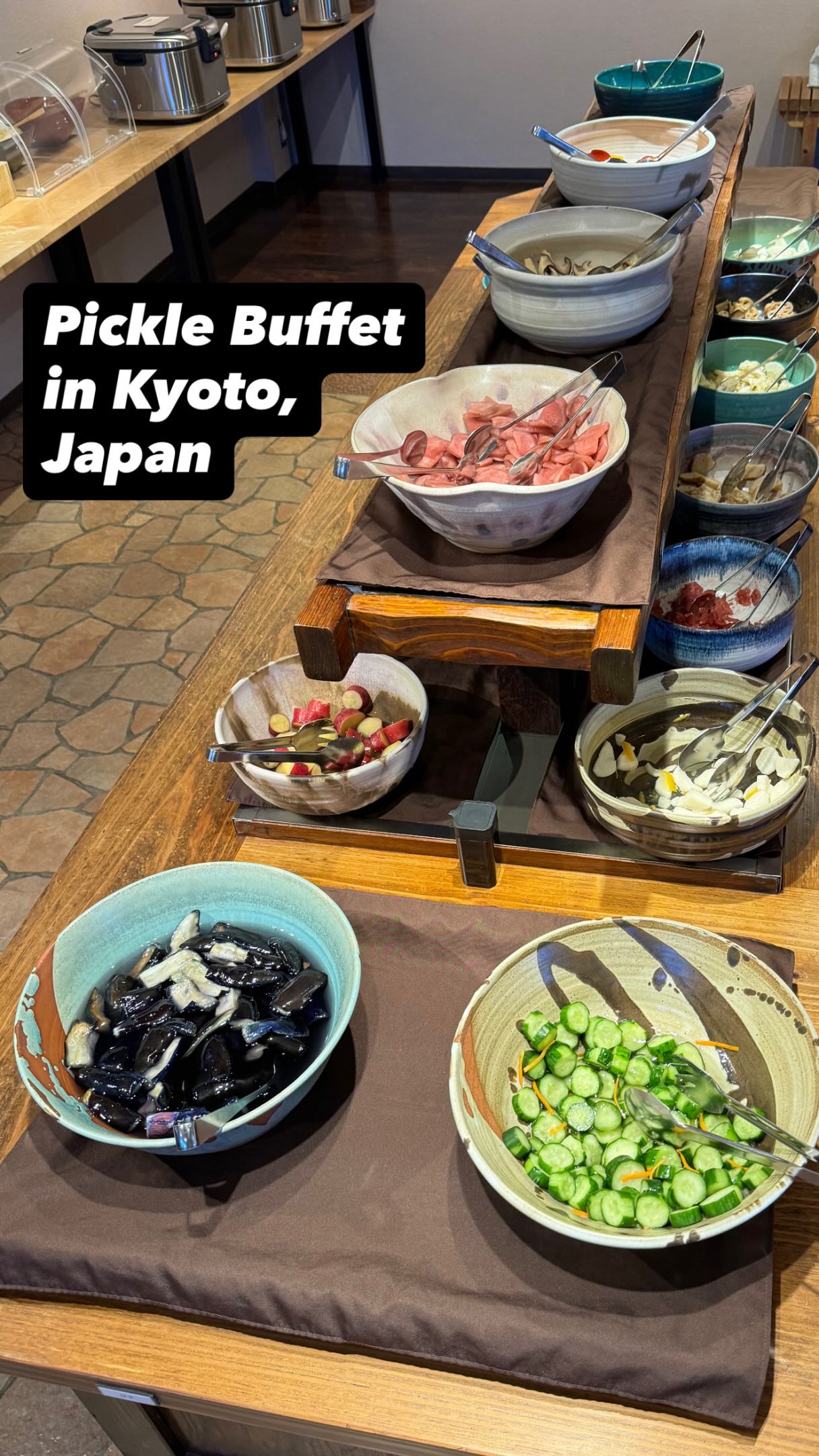 Pickle Buffet Offers Ochazuke In Kyoto