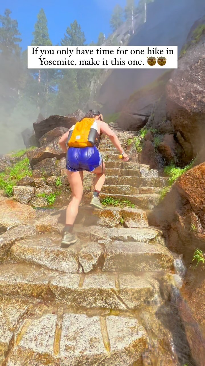 Yosemite's Vernal Falls And Mist Trail Hike