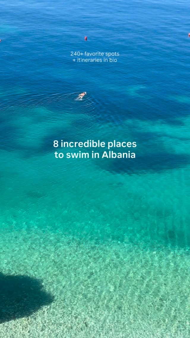 Albania's Most Beautiful Swimming Spots