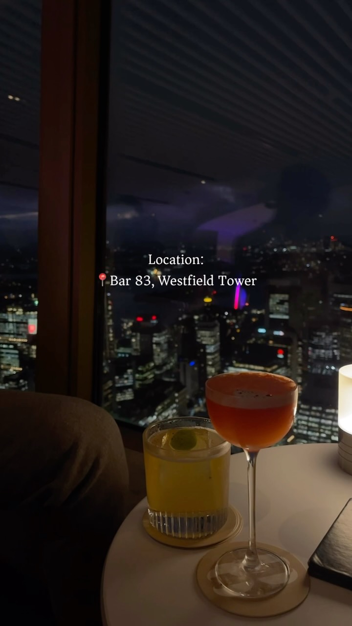 Sydney's Highest Bar Offers Spectacular City Views