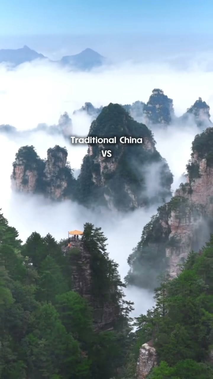 Ancient Traditions Meet Futuristic Skylines In China