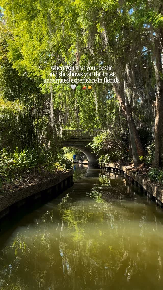 Florida's European-Inspired Venetian Canal Boat Tour