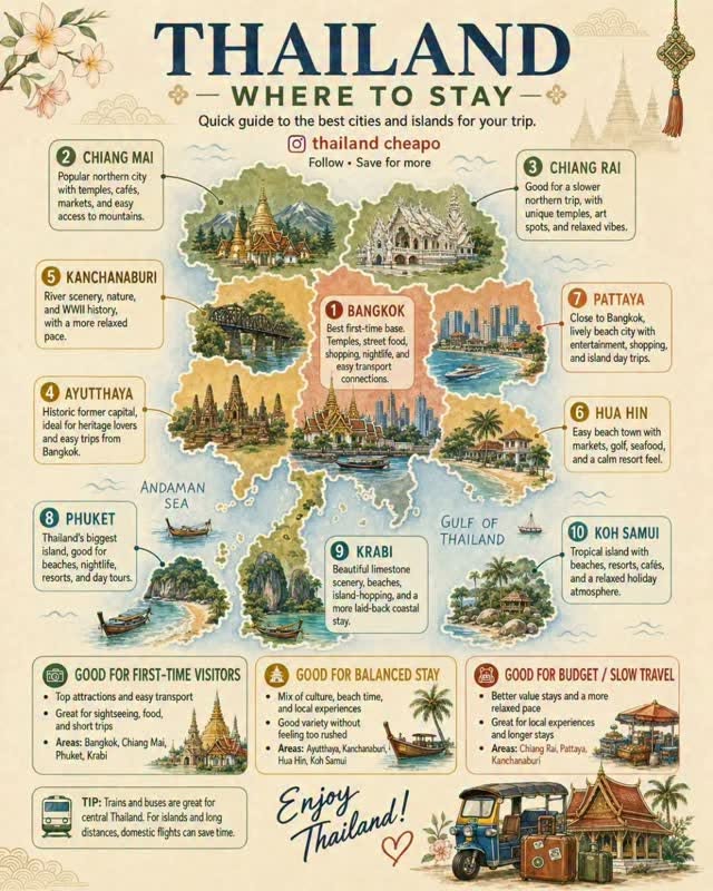Thailand Destinations for Every Travel Style