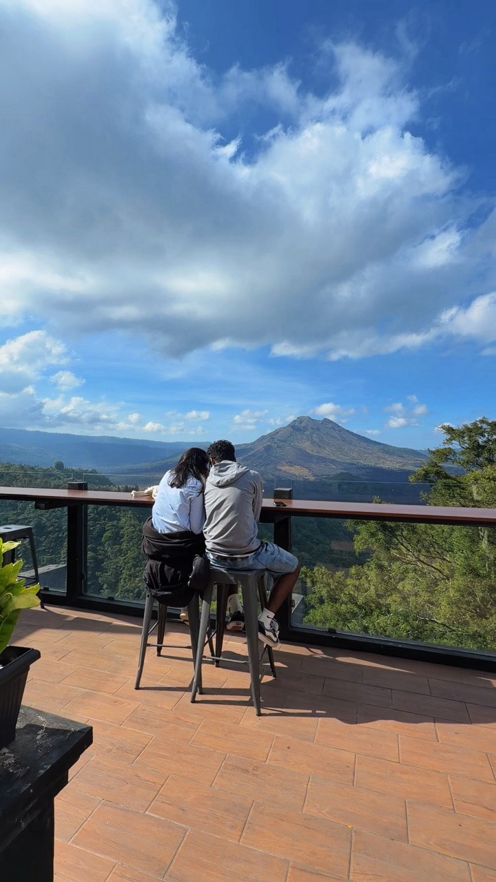 Indomaret with Mountain Views in Indonesia