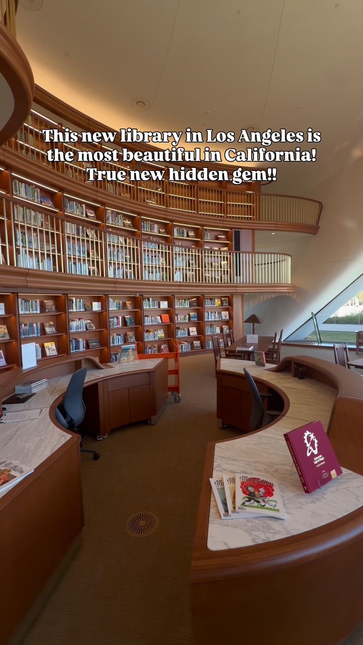 Lucas Museum's Stunning Library Opens In Exposition Park