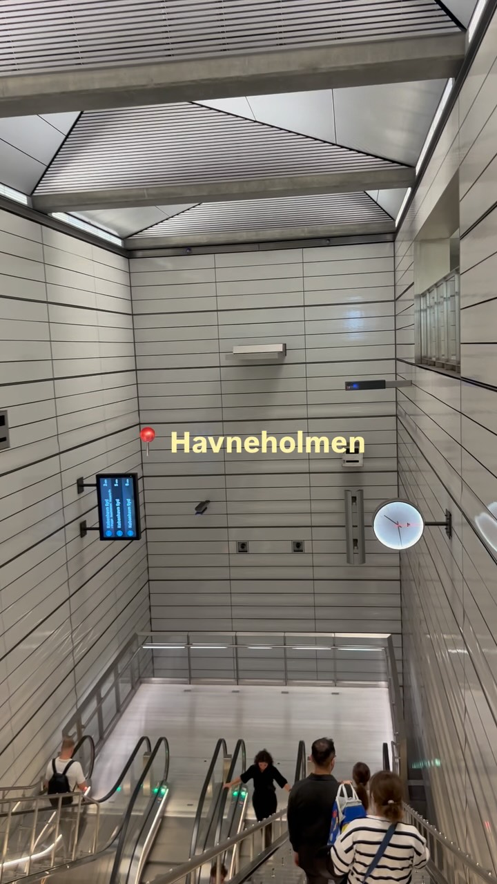 Copenhagen Metro Station's Upside-Down Design