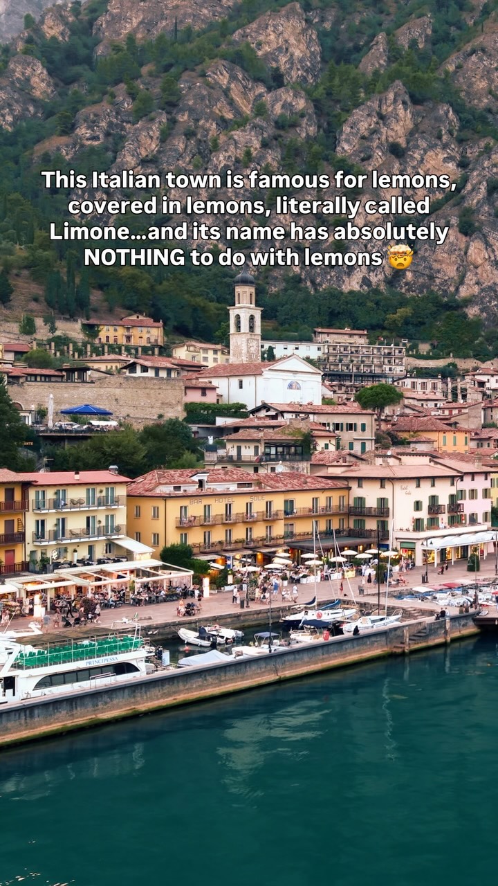 Lake Garda Town: Lemon Houses, Cycling Path, and Views