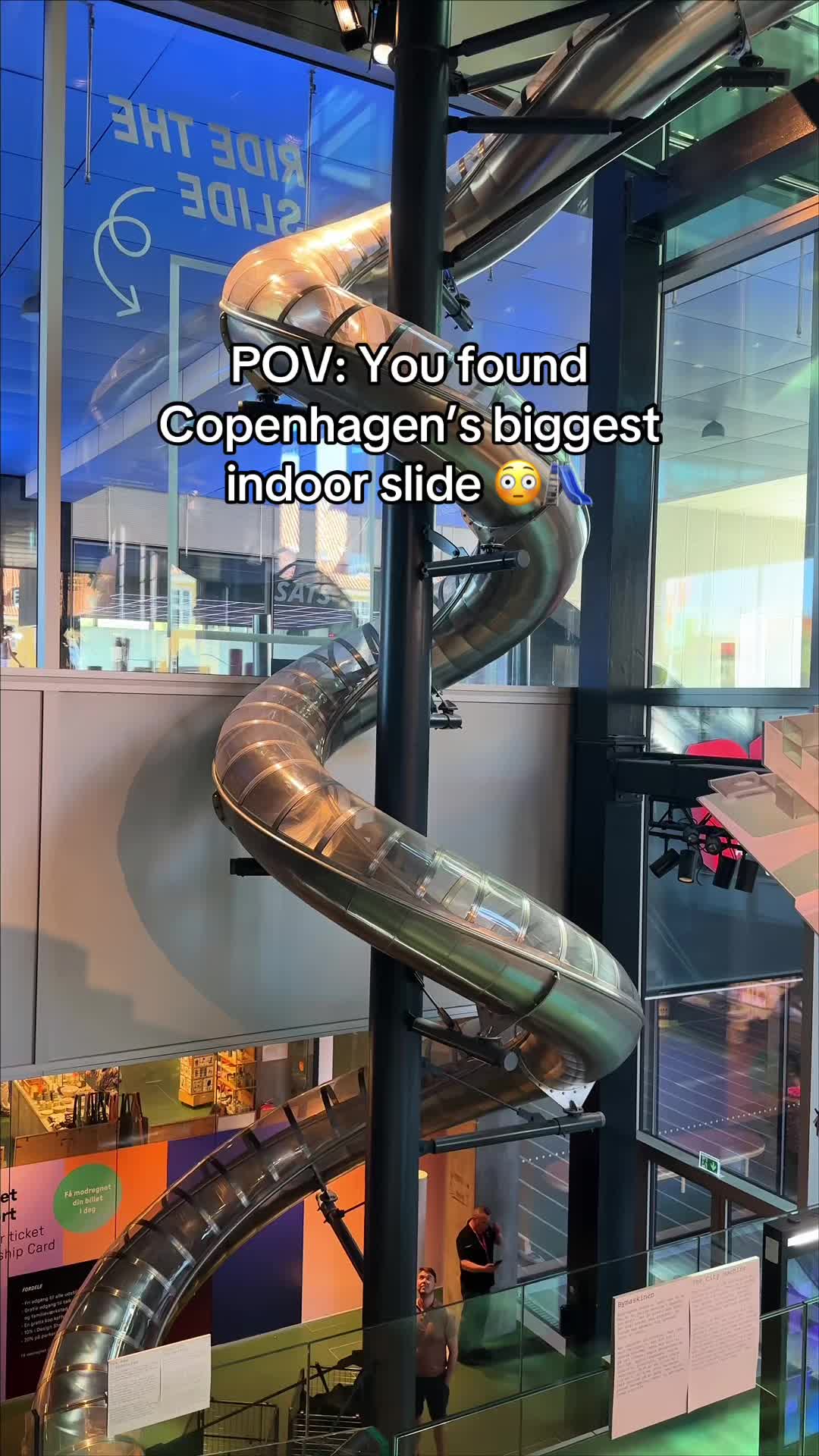 Danish Architecture Center Features Giant Indoor Slide
