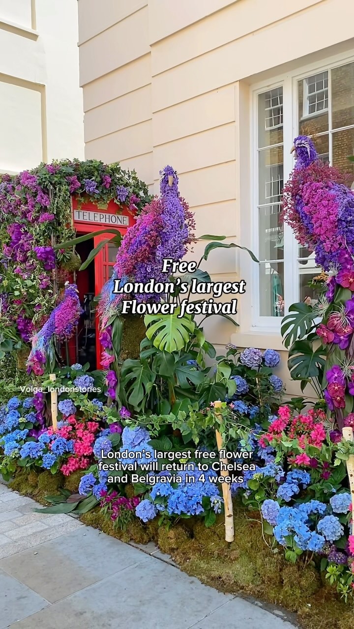 Floral Installations Bloom Across Belgravia and Chelsea