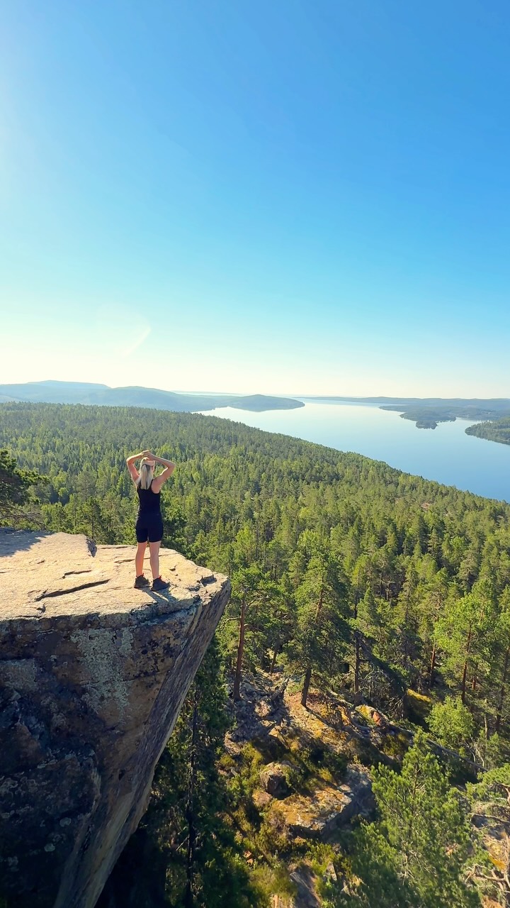 Swedish Viewpoints With Lake and Forest Scenery