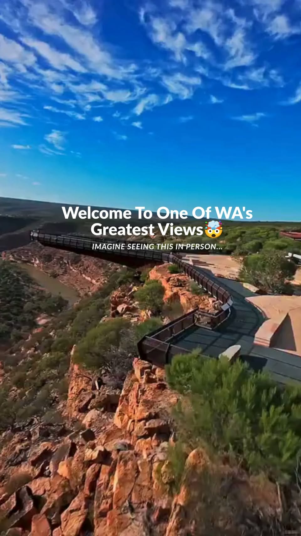 Kalbarri Skywalk Offers Breathtaking Murchison Gorge Views