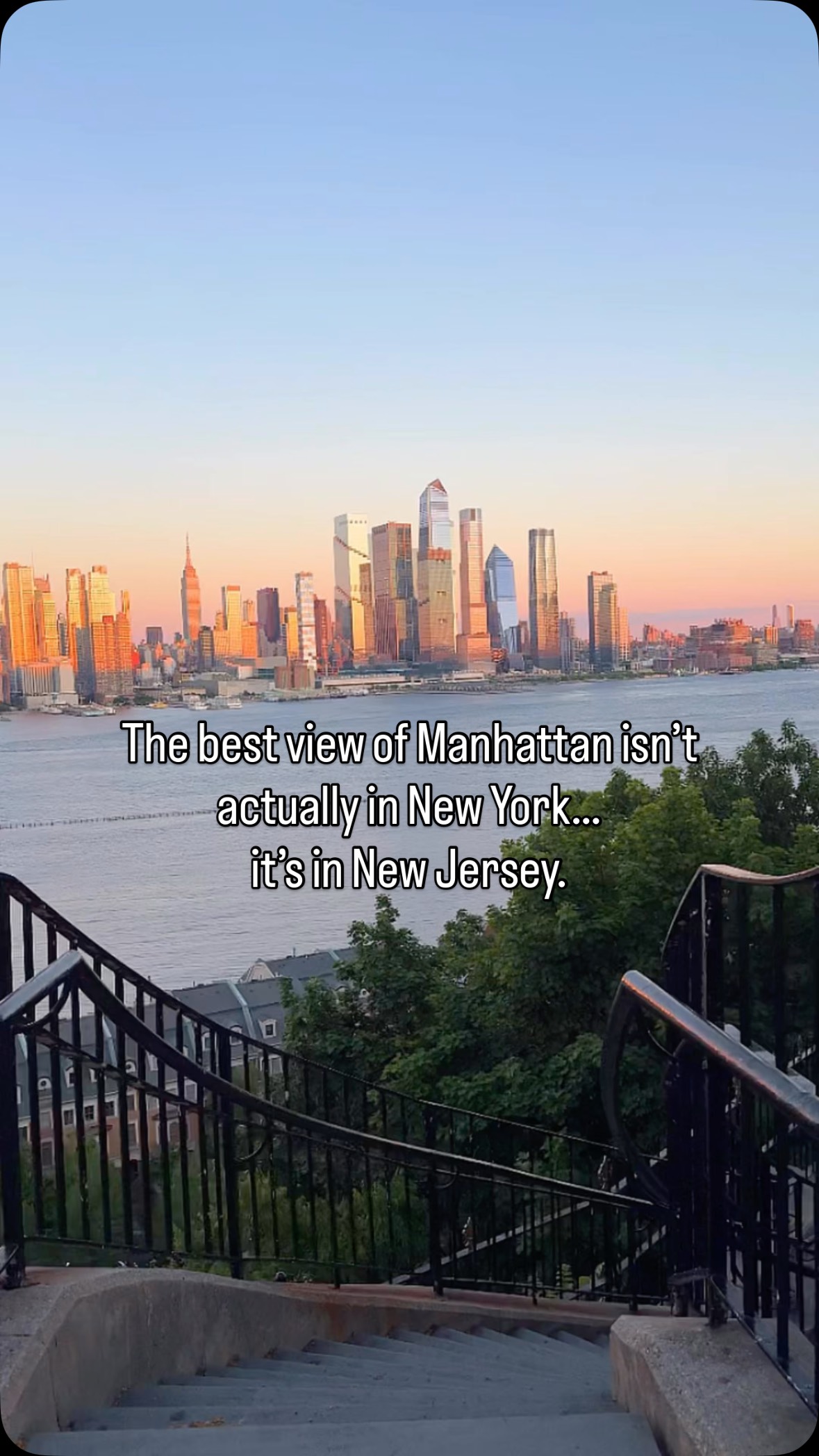 Manhattan Views From New Jersey's Hamilton Park