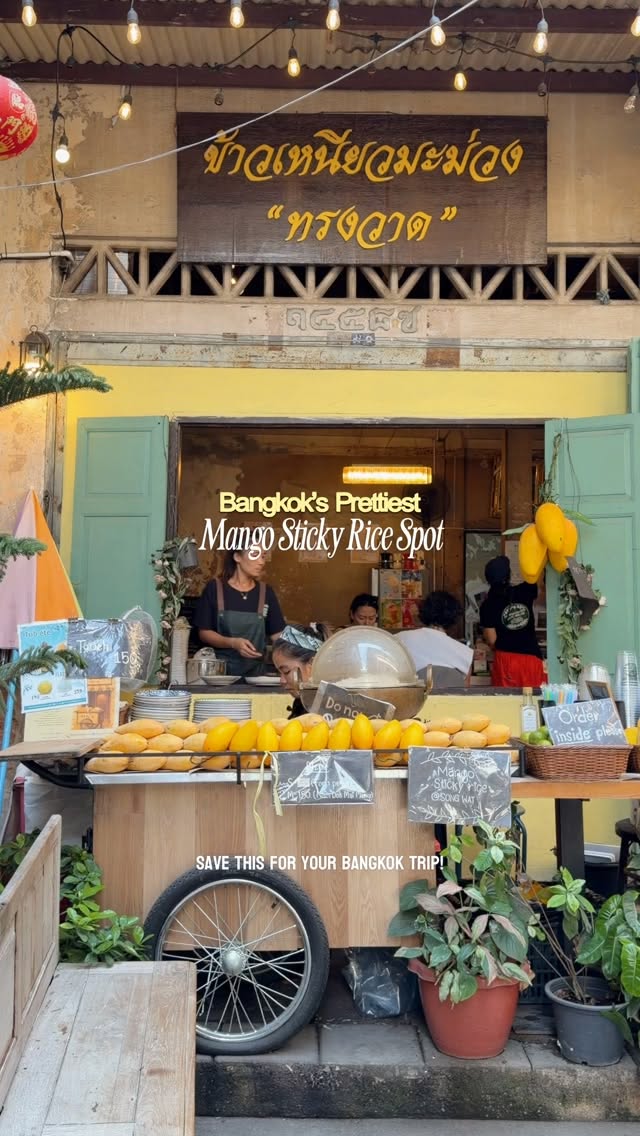 Bangkok Cafes Feature Mango Sticky Rice