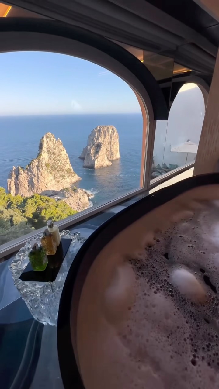 Capri's Faraglioni Views At Hotel Punta Tragara