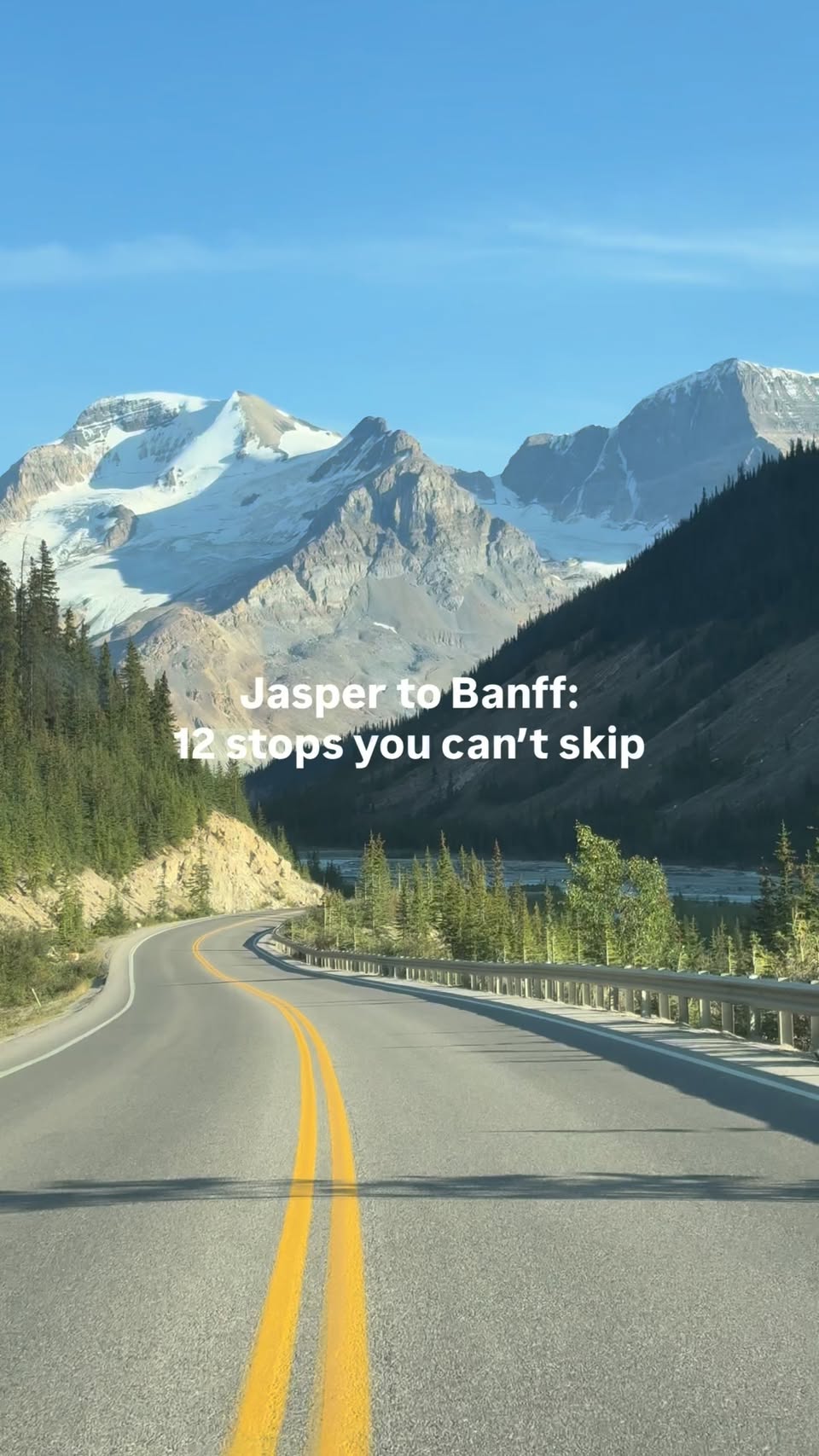 Scenic Stops Along The Icefields Parkway