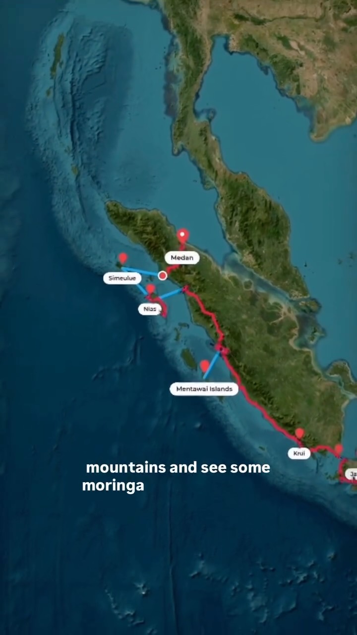 Indonesian Moped Journey From Jakarta to Medan