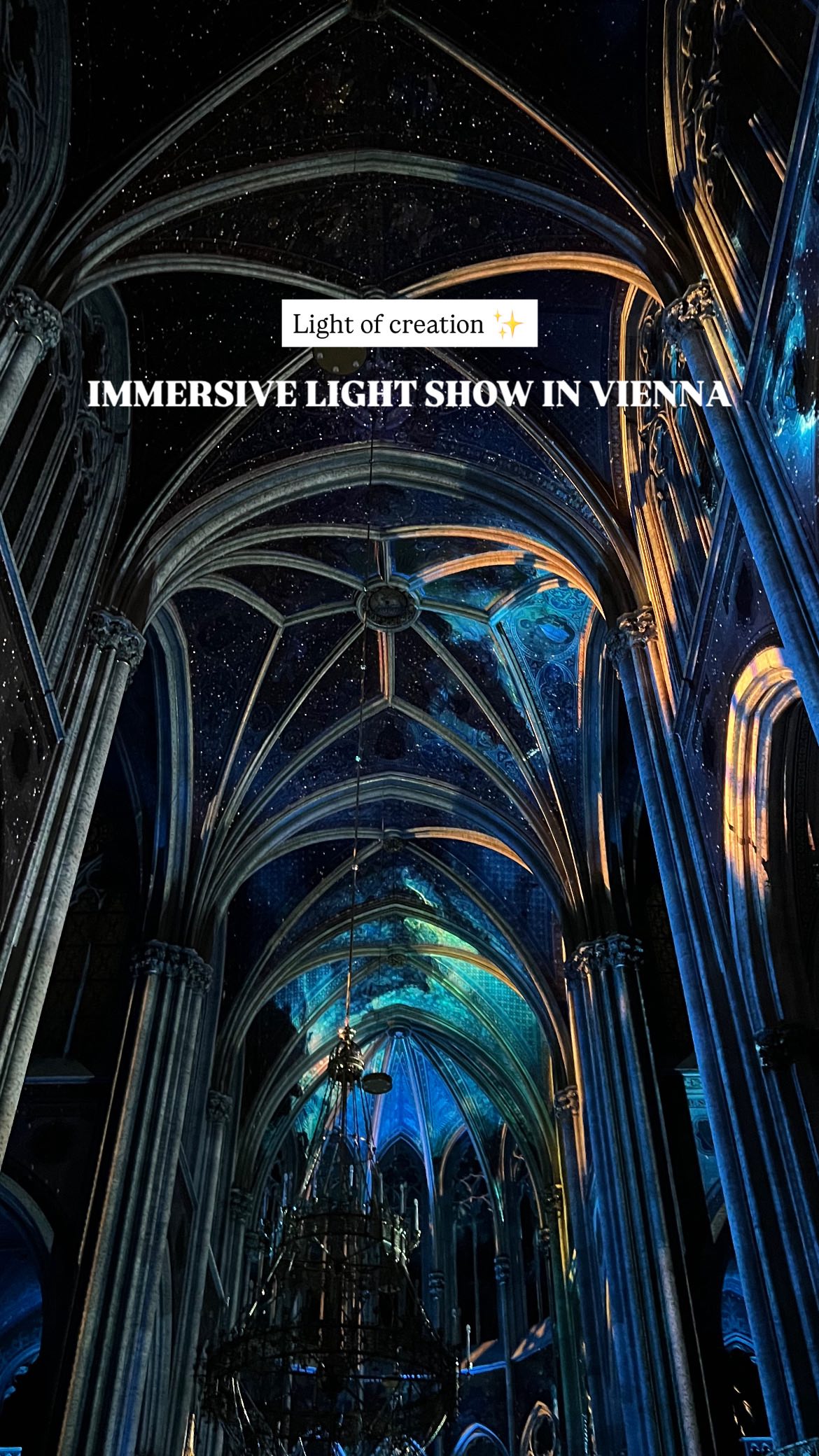 Votivkirche's Light of Creation Show
