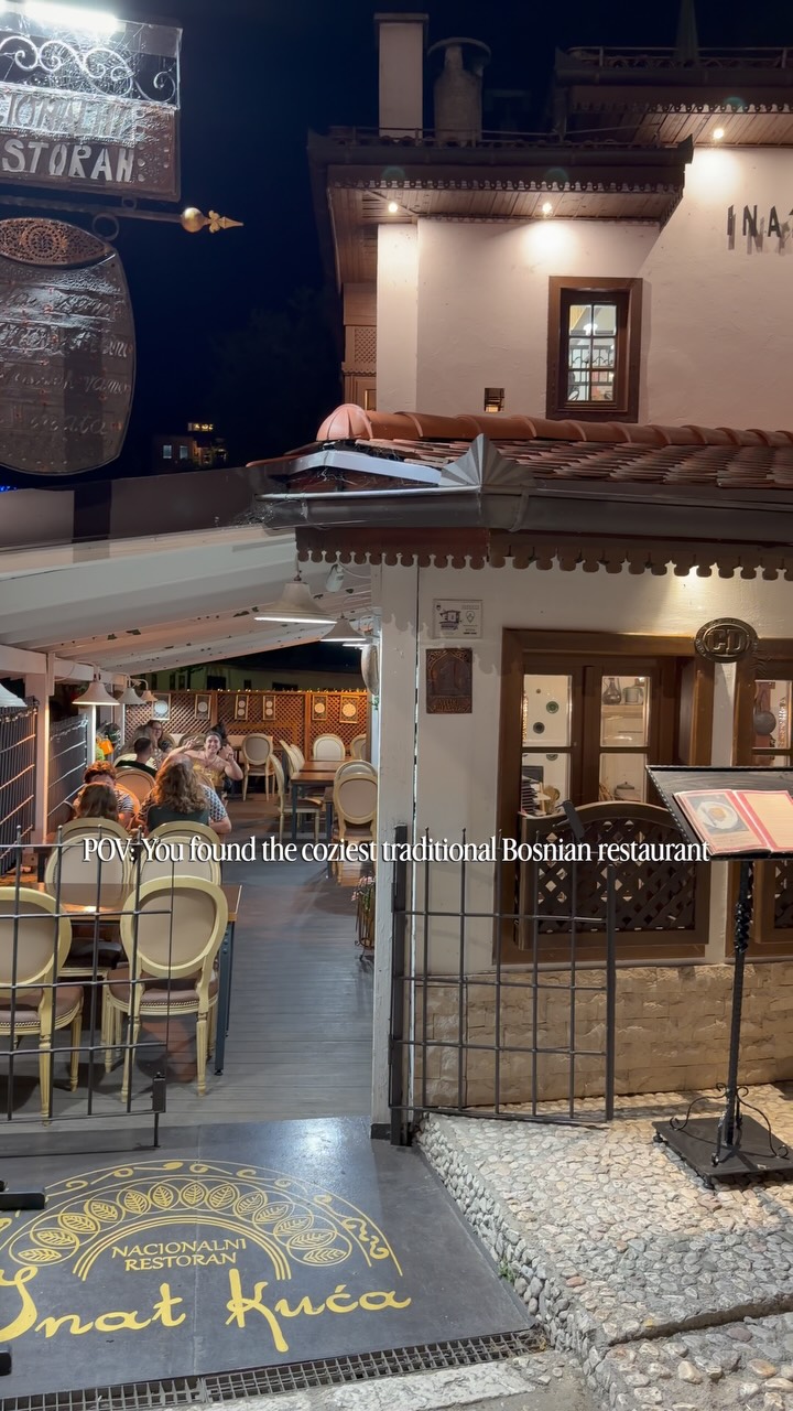Inat Kuća: A Sarajevo Historical Dining Experience