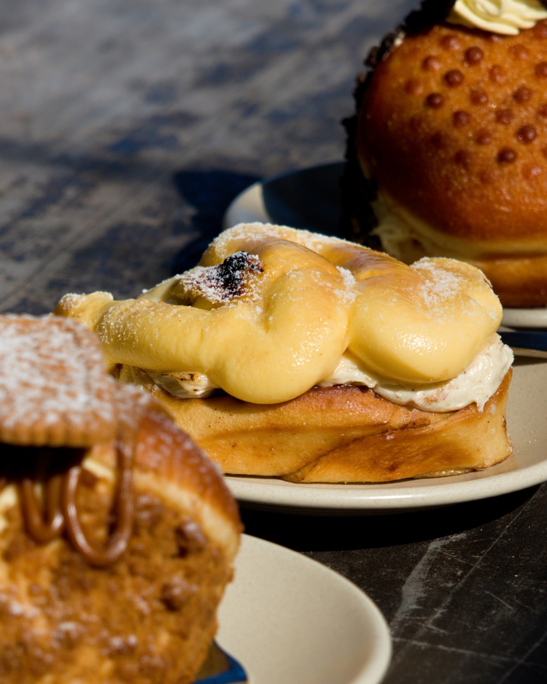 Slowlane Cafe's Signature Crème Brûlée Buns