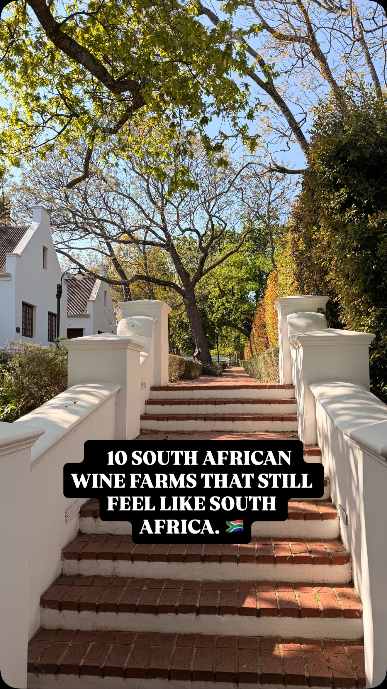 South African Wine Estates Rich in History and Beauty
