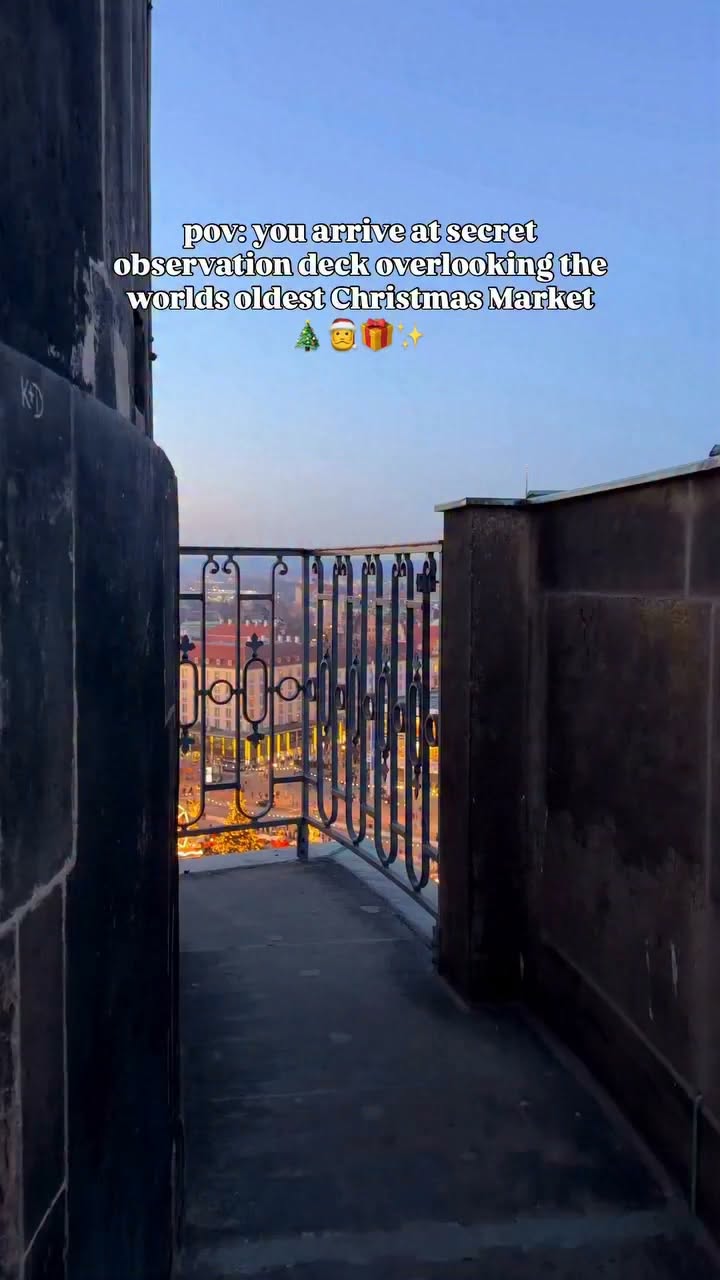 Dresden's Hidden Christmas Market View