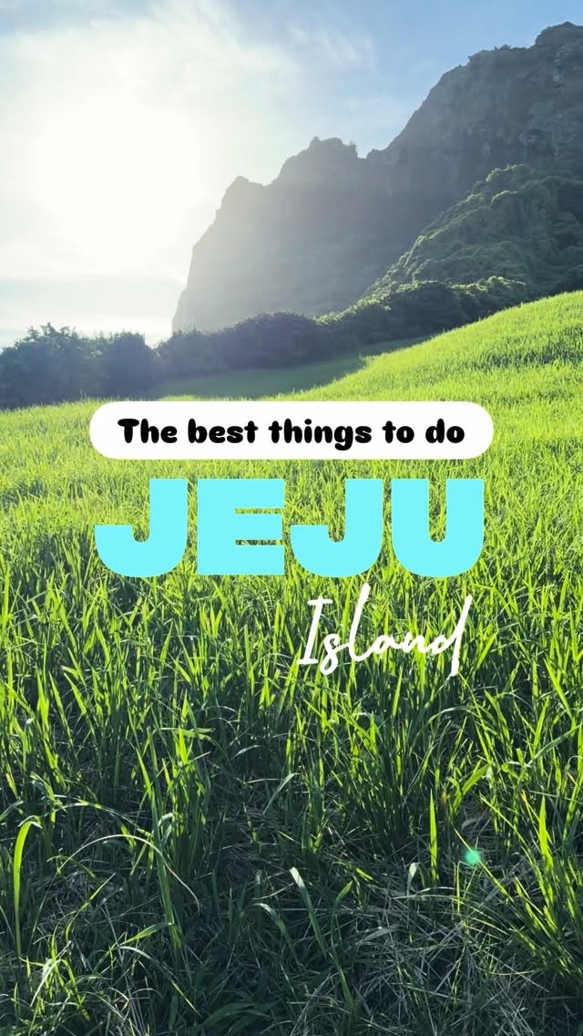 Jeju Island's Natural Wonders and Vibrant Market