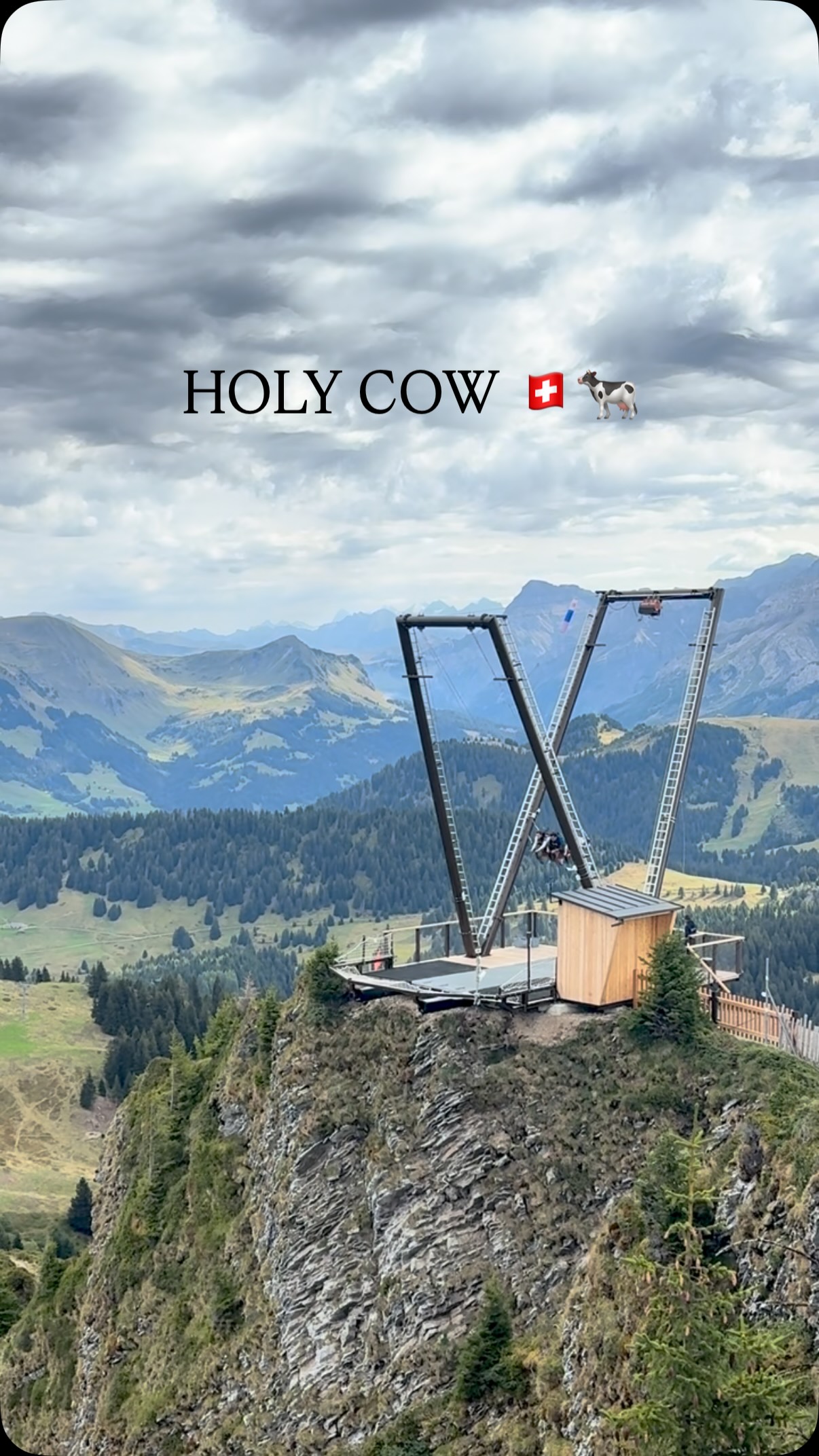 Swiss Alps Giant Swing and Cable Car Adventure