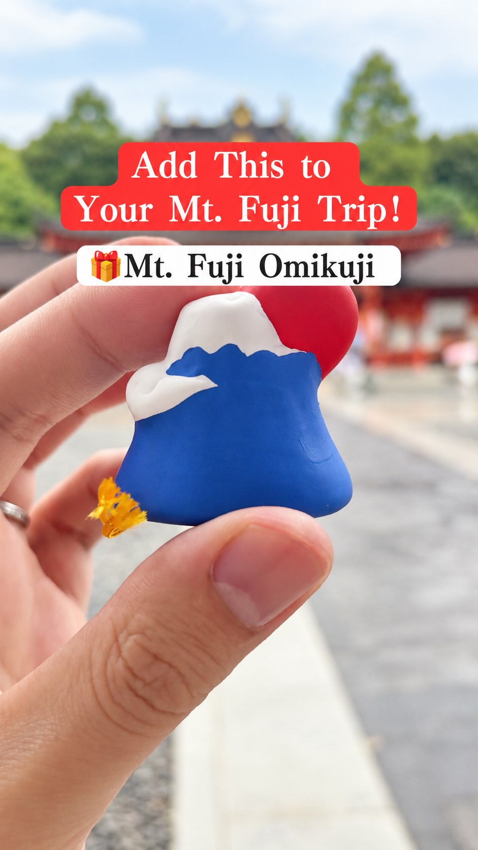 Mt. Fuji Shrine Offers Unique Fortune Slips