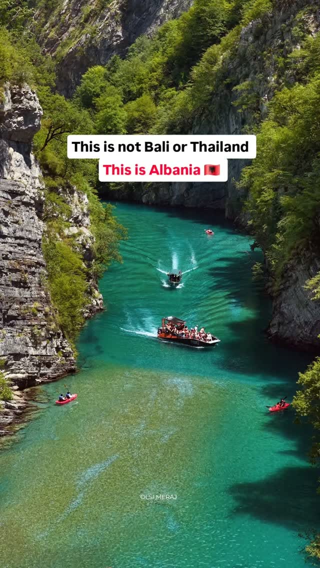 Albania's Turquoise Waters: Lake Koman and Shala River