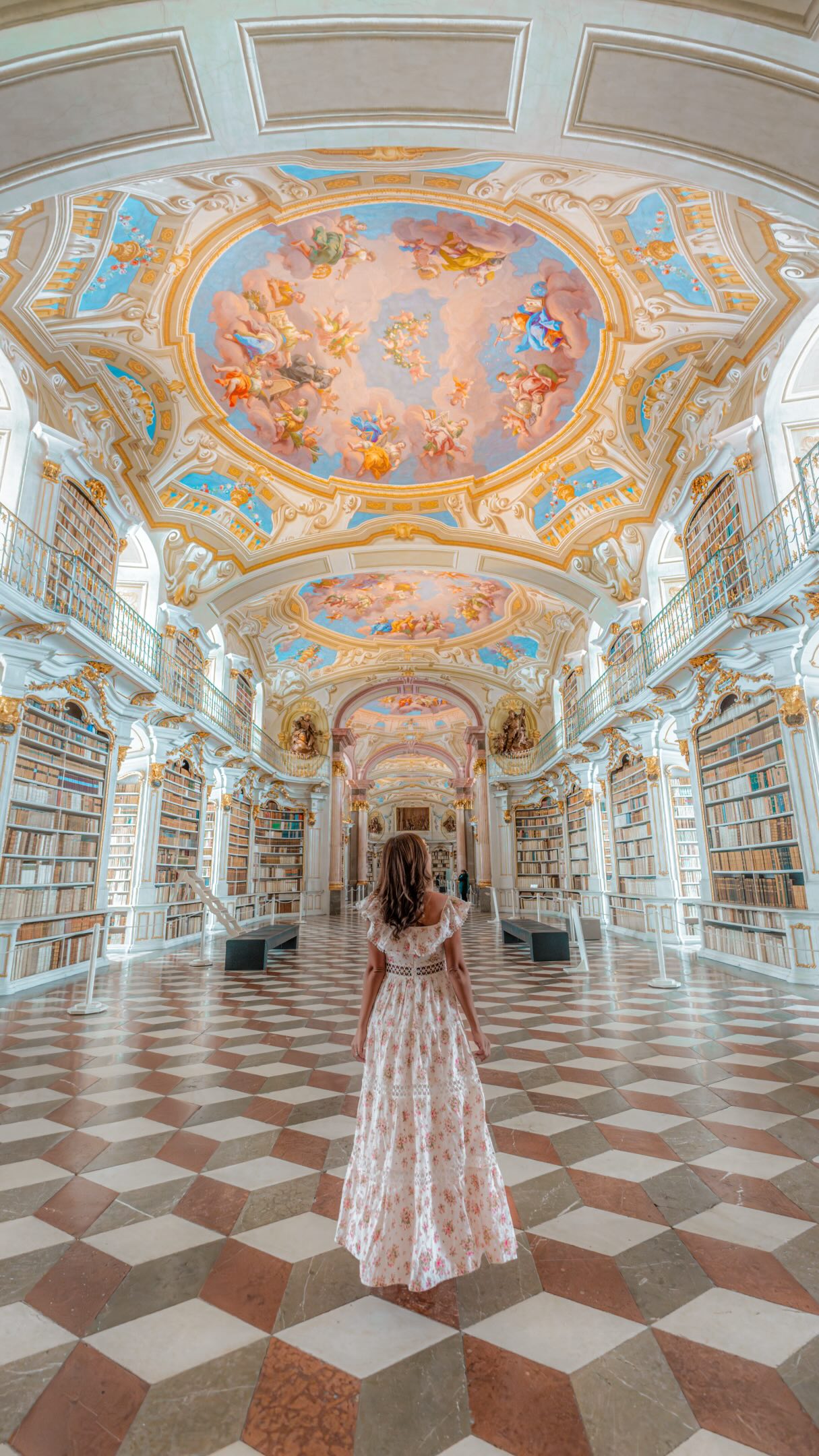 Stunning Austrian Monastery Library Featured